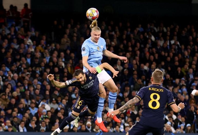 关于皇家马德里击败曼城，晋级欧洲赛事半决赛的信息